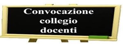 Convocazione Collegio Docenti